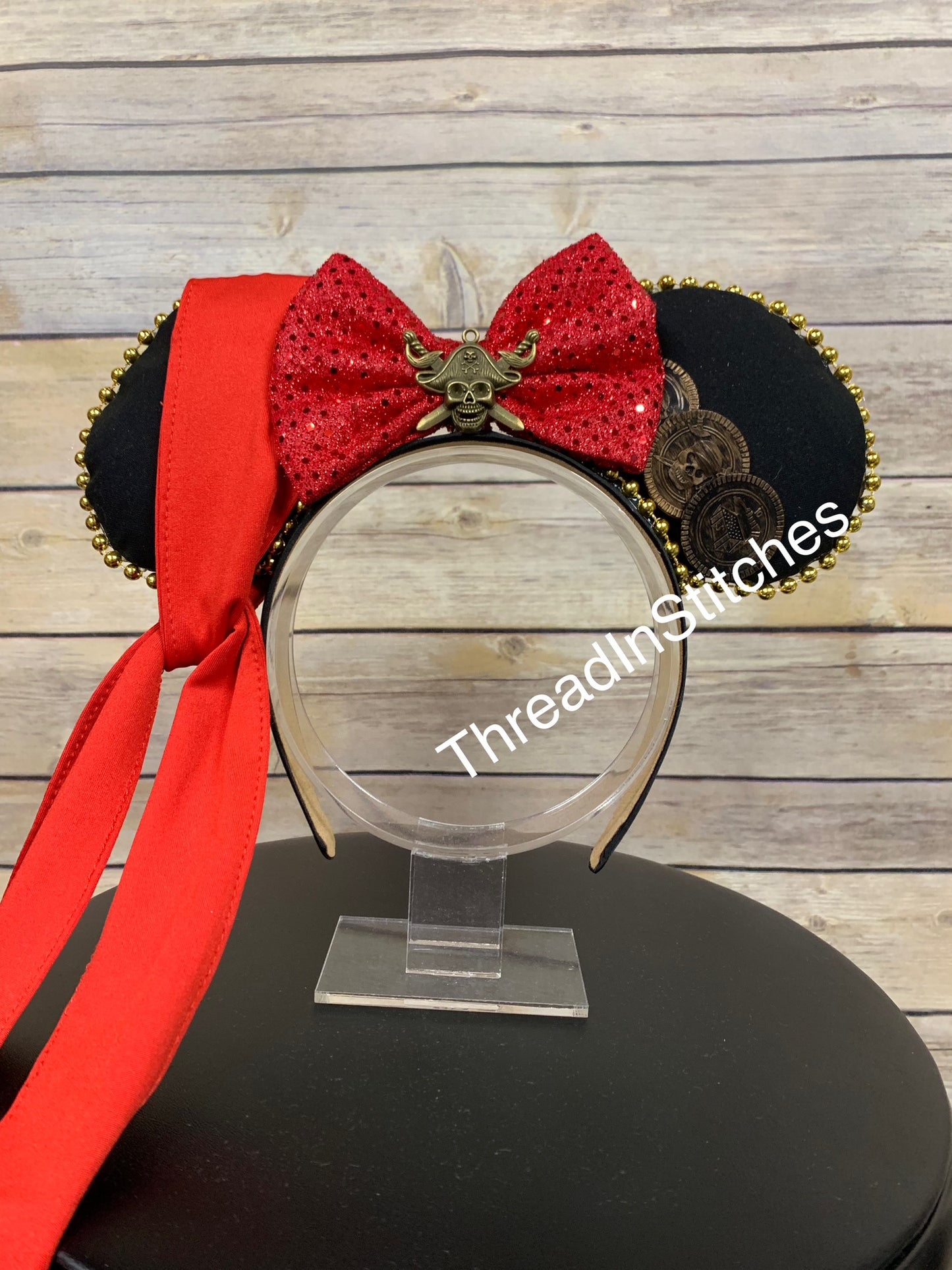 11. Pirate Mouse ears headband