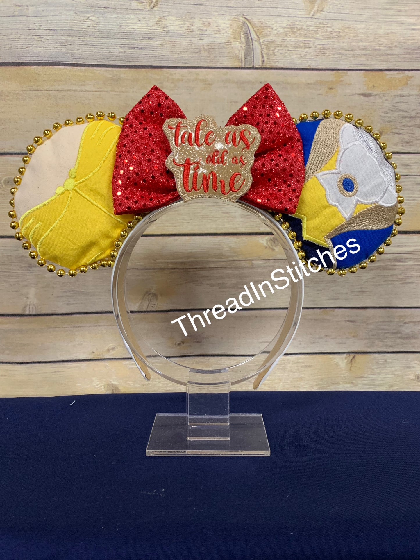 12. B & B  Mouse ears headband