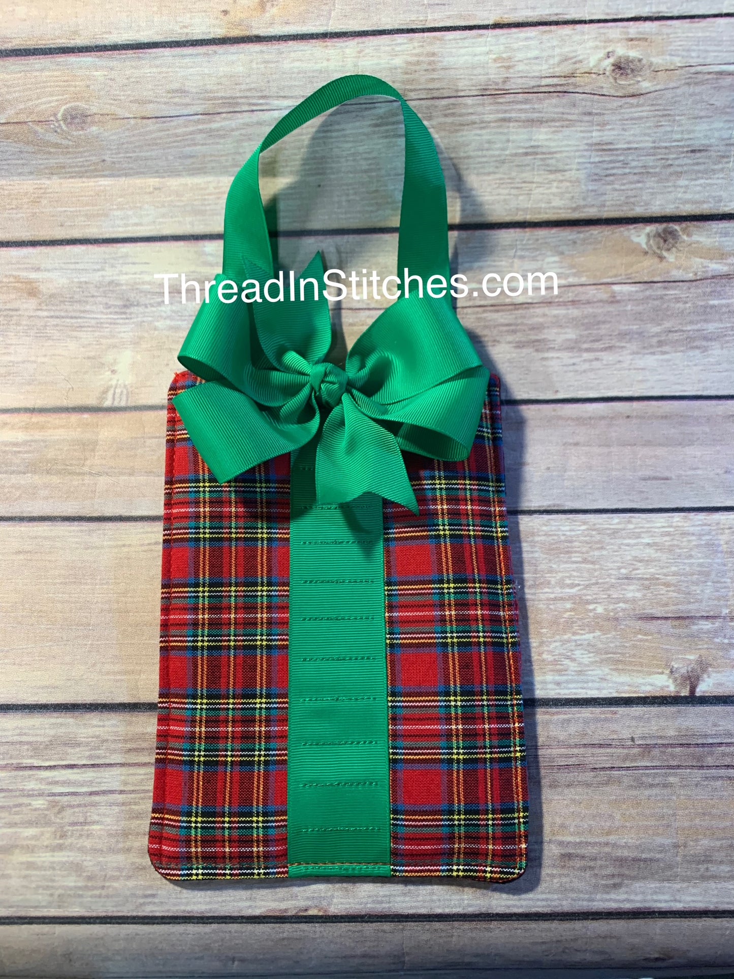 10. Plaid Lollipop holder